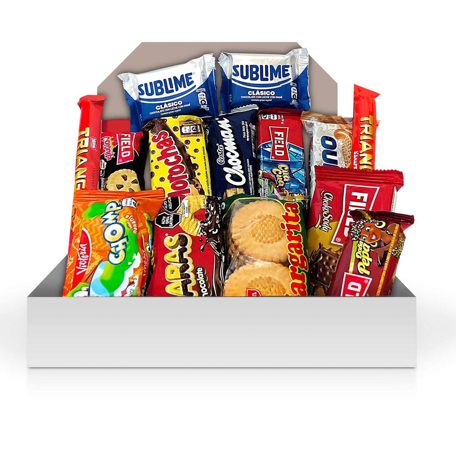 Caja de Galletas Peruanas y Chocolates Peruanos Dona Pepa y mas Peruvian cookies and chocolates 12 Assorted Treats Box