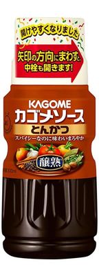 UMAYA - Kagome Tonkatsu Sauce - Authentic Japanese Condiment - Rich, Sweet, &amp; Tangy Cooking Sauce - Premium Gourmet Sauces From Japan - Ideal For Vegetables, Fried Foods, Marinades - 10 fl oz 300ml