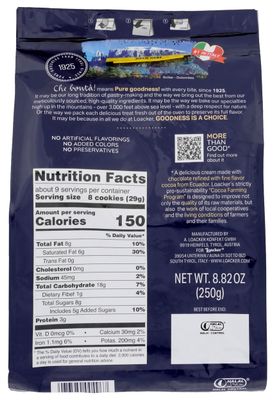 Loacker Quadratini Chocolate Wafer Cookies - 30 Less Sugar - Premium Crispy Bite Size Wafers with Chocolate Cream Filling - Resealable Family Pack - NON-GMO - Fine Flavor Cocoa from our Sustainable...