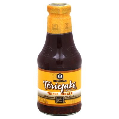 Kikkoman Takumi Teriyaki Triple Ginger Sauce, No High Fructose Corn Syrup, 19.5 Ounces Pack Of 6