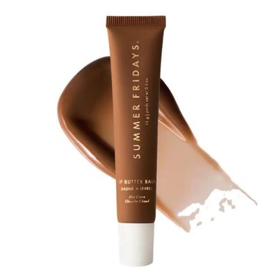 Summer Fridays Lip Butter Balm - Hot Cocoa sheer warm chocolate - 0.5 oz 15 g LIMITED EDITION