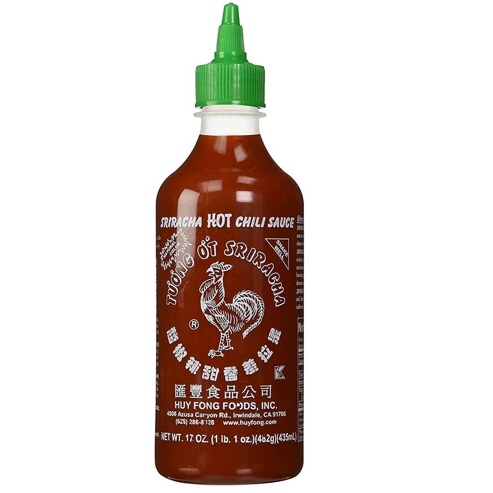 Sriracha Hot Chili Sauce Bottle from Huy Fong 17oz, Pack of 1