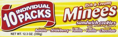 Minees Sandwich Cookies in Assorted Flavors, 12.3-Ounce