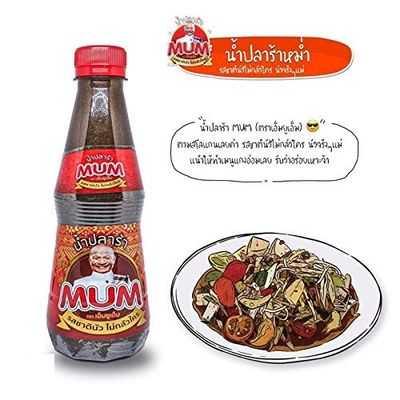 Mum Fermented Fish Sauce from Thailand Nam Pla Ra Dak Plara ??? ?????? ??? ???? Papaya Salad Dressing Asian Thai Lao Vietnamese Cambodian Indonesian Malaysian Korean Chinese Seasoning Flavor Enhanc...