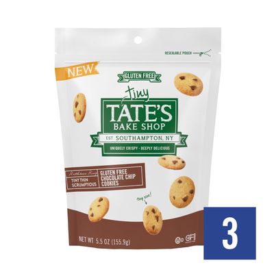 Tate's Bake Shop Tiny Gluten Free Chocolate Chip Cookies, 3-5.5 oz Bags