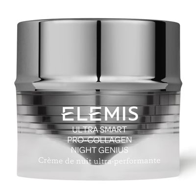 ELEMIS ULTRA SMART Pro-Collagen Night Genius, Powerful Anti-Wrinkle Recovery Cream, Replenish, Rejuvenate &amp; Firm Skin Overnight, Skin Moisturizer