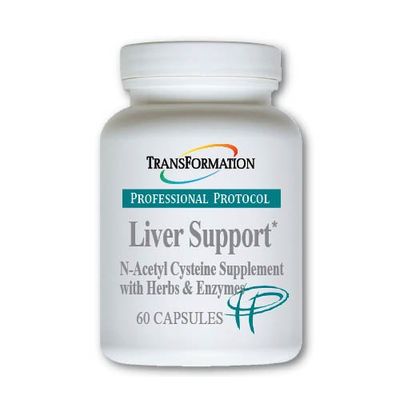 Transformation The Genesis of Good Health Enzymes Professional Protocol Liver Support Formula Supplement with Vitamin A, Herbal Blend &amp; Digestive Enzymes - 60 Capsules