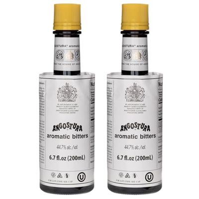 Angostura Aromatic Cocktail Bitters - 6.7 Ounce Bottle - PACK OF 2