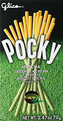 Glico Pocky Biscuit Sticks, Matcha Green Tea Cream, 2.47 Ounce Pack of 1, FD05J00297