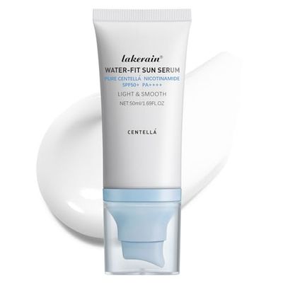 NICEFACE ??????????????a ??????????-?????? Sun Serum, Niacinamide Moisturizing Face Sunscreen Protection Essence SPF 50 PA, UV Defense, Light &amp; Smooth, for All Skin Type Blue