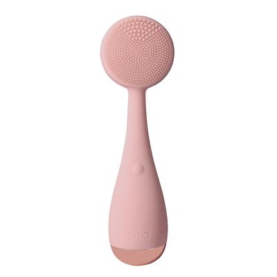 PMD Beauty: Electric Facial Cleansing Brush - Smart Facial Device with Silicone Brush &amp; Anti-Aging Massager, Blush