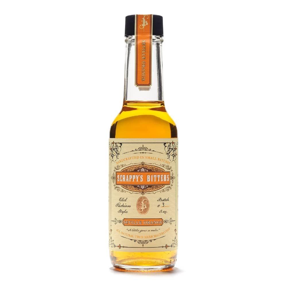 Scrappy&#39;s Bitters - Seville Orange, 5 ounces - Organic Ingredients, Finest Herbs and Zests, No Extracts, Artificial Flavors, Chemicals or Dyes. Made in the USA