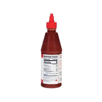 Lee Kum Kee Sriracha Chili Sauce Plastic Bottle 18 oz - 1 Pack, Gluten Free, Non-GMO, Vegan, Spicy, Hot and Sweet with a Hint of Garlic, Perfect for Stir-Fries, Dipping Sauces, Drizzling, Noodles,...