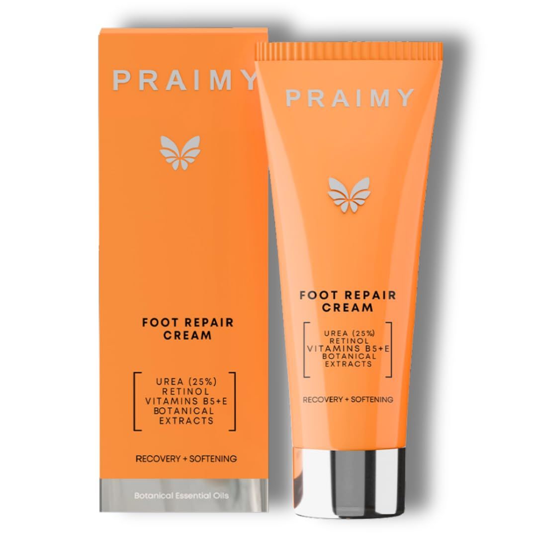 Foot and Elbow Cream - 25 Urea Formula for Dry Cracked Heels - Renewal &amp; Softening Treatment - Retinol, Vitamin B5 &amp; E - Urea Cream for Feet, Calluses &amp; Extremely Dry Feet 3.3 fl oz