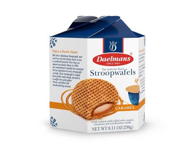 Daelmans Wafer Caramel Stroopwafel, 8.11 Ounce Pack of 1