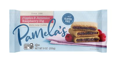 Pamela&#39;s Products Gluten Free Figgies &amp; Jammies Cookies, Raspberry &amp; Fig, 9 Ounce Pack of 6