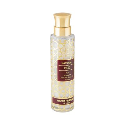Hamidi Natural Oud Water Perfume Spray 100 ml 3.4 oz Alcohol Free Fragrance Natural Extracted Oil Natural Oud