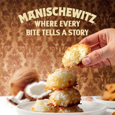 Manischewitz Coconut Macaroons, 10 oz 2 Pack Resealable Bag Dairy Free Gluten Free Coconut Cookie Kosher for Passover