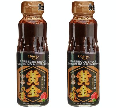 Pack of 2, Medium Hot Produt of Japan Ebara Ogon No Aji Fruit Base Yakiniku BBQ Sauce - 6.1 Fl Oz