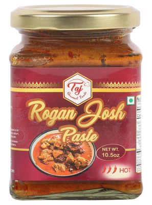 TAJ Gourmet Rogan Josh Paste, Rogan Josh Sauce Concentrate, 300g 10.5oz