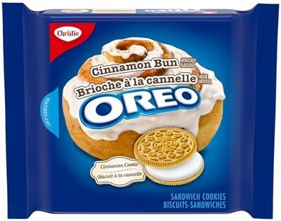 Oreo Cinnamon Bun Sandwich Cookies 261g Imported from Canada