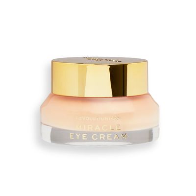 Revolution Pro Miracle Eye Cream, Hydrating &amp; Beautifying Eye Cream, Helps Dark Circles &amp; Fine Lines with Vitamin C &amp; Squalene, 0.5 oz