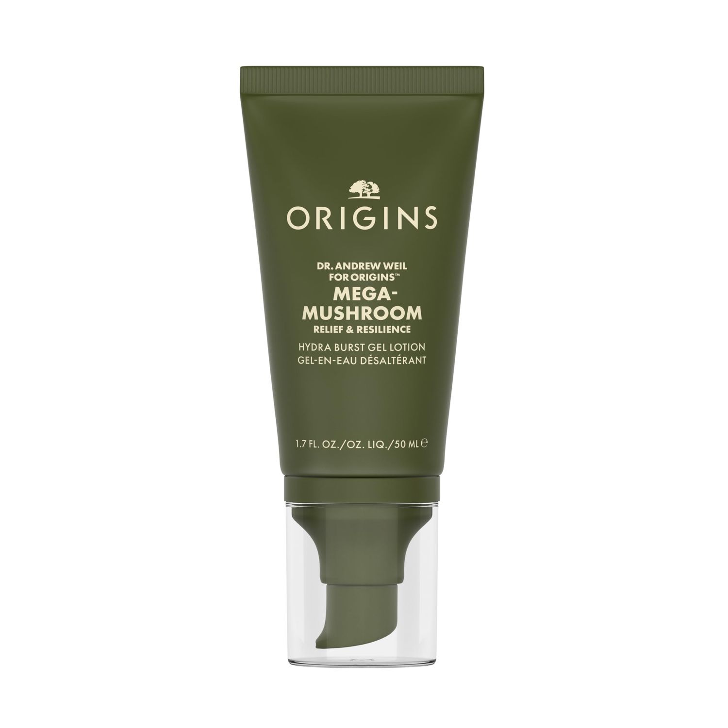 Origins Mega-Mushroom Hydra Burst Lightweight Moisturizer Reduces Visible Redness With Niacinamide &amp; Reishi Mushroom, 1.7 Fl Oz
