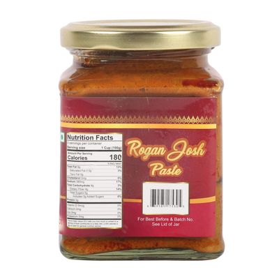 TAJ Gourmet Rogan Josh Paste, Rogan Josh Sauce Concentrate, 300g 10.5oz