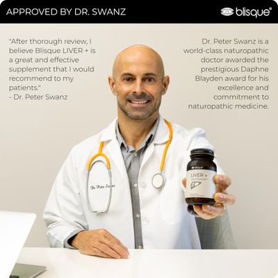 Blisque - Liver Complex Supplement to Detox, Cleanse, and Repair The Liver Doctor Approved Natural Ingredients Milk Thistle, Dandelion, and Burdock Root 90 Capsule Pills