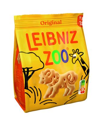 LEIBNIZ ZOO Original 125g Animal Buttercookies, 1Pack