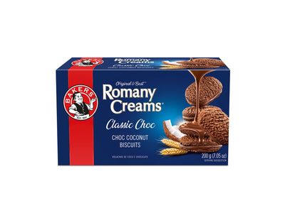 Bakers Romany Creams Original Chocolate 1 Pack 200g 7 oz Non GMO Kosher Halal
