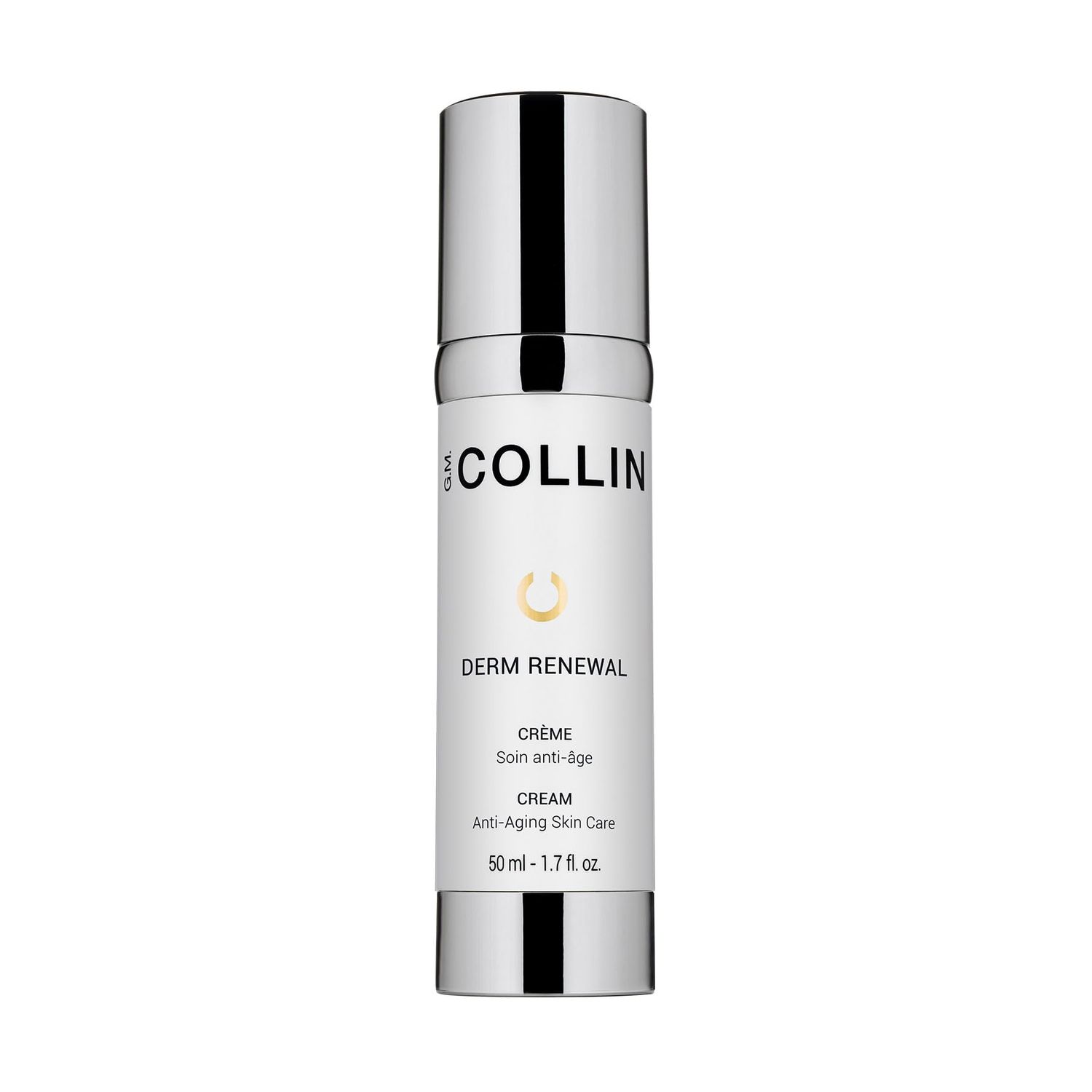 G.M. COLLIN Derm Renewal Cream Gentle Exfoliating Glycolic AHA Lotion for Face Anti-Aging &amp; Wrinkle Reduction