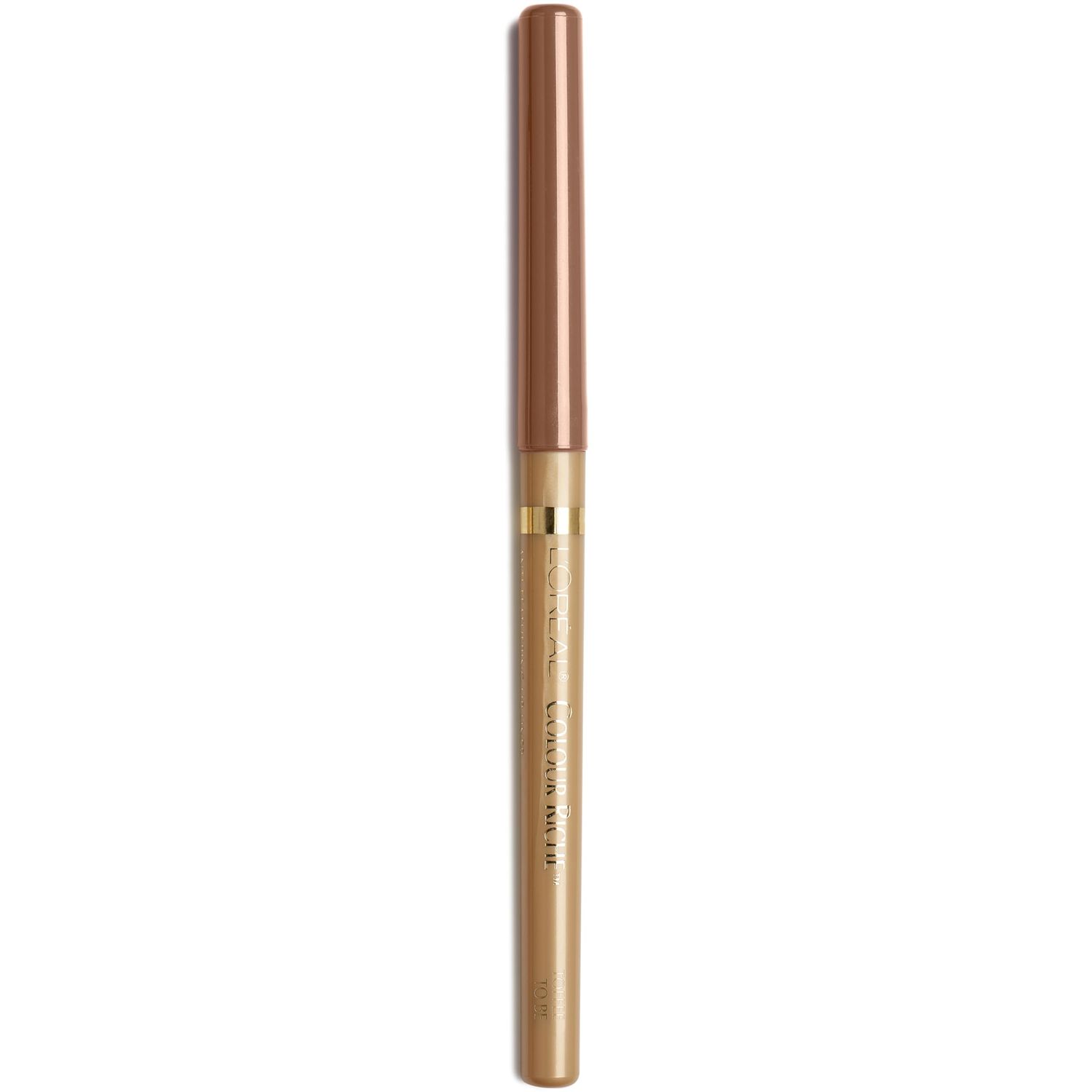 L&#39;Oreal Paris Colour Riche Lip Liner Pencil, Creamy Lip Liner with Omega 3 and Vitamin E, 782 Toffee To Be Warm Deep Brown