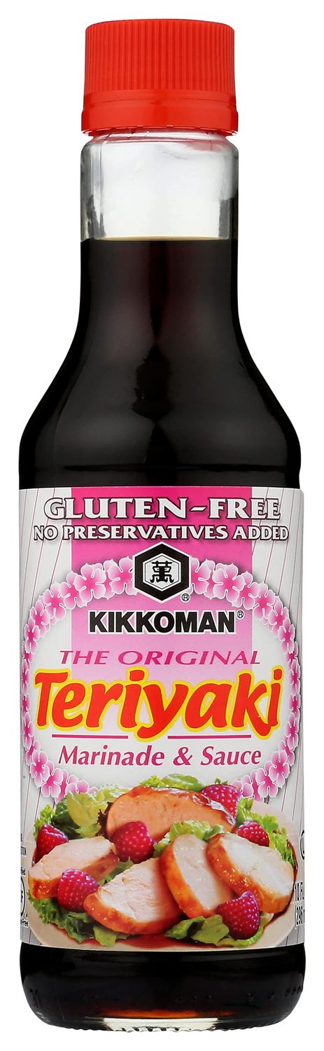 Kikkoman Teriyaki Marinade &amp; Sauce, Gluten Free, 10 Fluid Ounces Pack Of 12