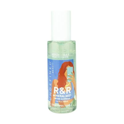 Undefined Beauty R&amp;R Mineral Mist Soothing Balancing Toner Spray infused with Niacinamide, Sea Kelp, Tremella Mushroom, 3.4oz