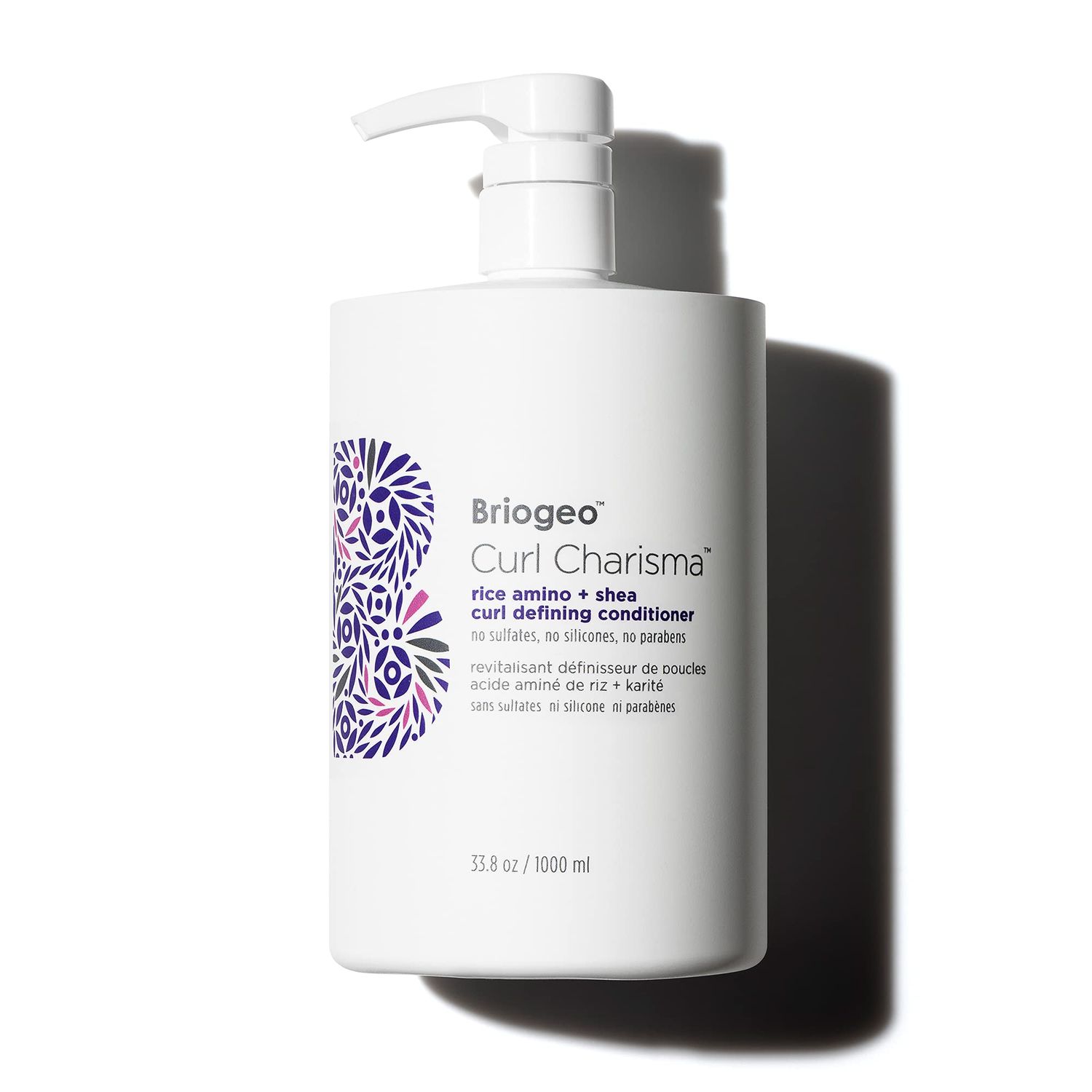Briogeo Curl Charisma Rice Amino Avocado Hydrating Conditioner, Define and Moisturize Wavy, Curly, and Coily Hair, Minimize Frizz, Sulfate-free, Vegan, Cruelty-Free, 33.8 fl oz