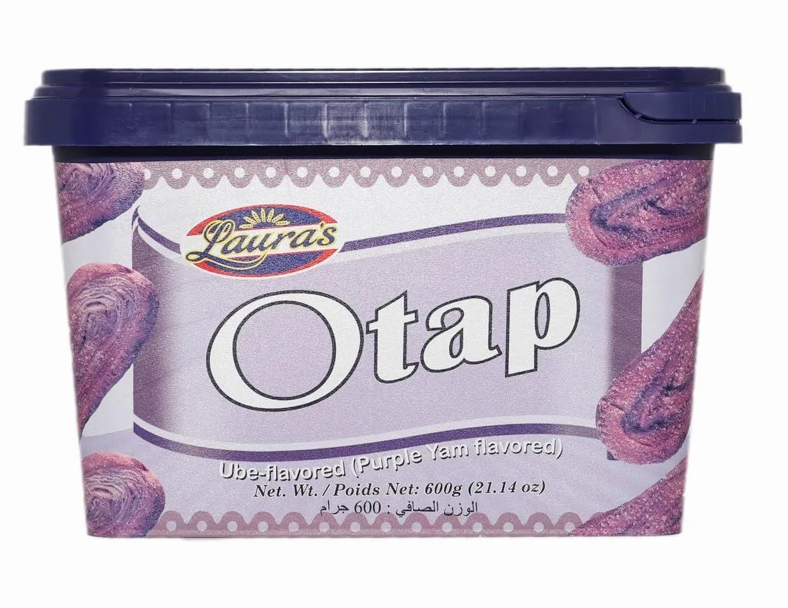 Laura&#39;s Otap Biscuits - Ube Purple Yam 600g