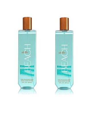 Bath &amp; Body Works At The Beach Fine Fragrance Mist Pack of 2