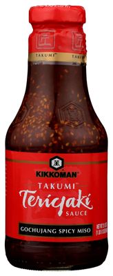 Kikkoman Gochujang Spicy Miso Takumi Teriyaki, 21.5 Ounces Pack Of 6