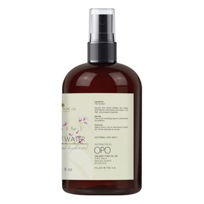 Jasmine Hydrosol Face Mist Calming Spray, Toner, Aromatherapy, Body Mist, Set Makeup, 8oz, Pure Hydrosol Water Jasmine by Organic Pure Oil