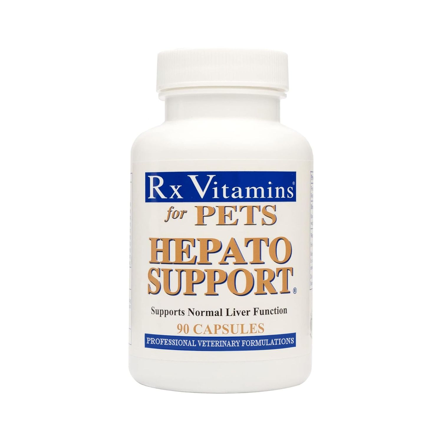 Rx Vitamins Hepato Support for Dogs &amp; Cats - Milk Thistle Supplement for Pets - 100mg Milk Thistle for Healthy Liver Function - Silymarin Capsules for Pets - 90 ct.