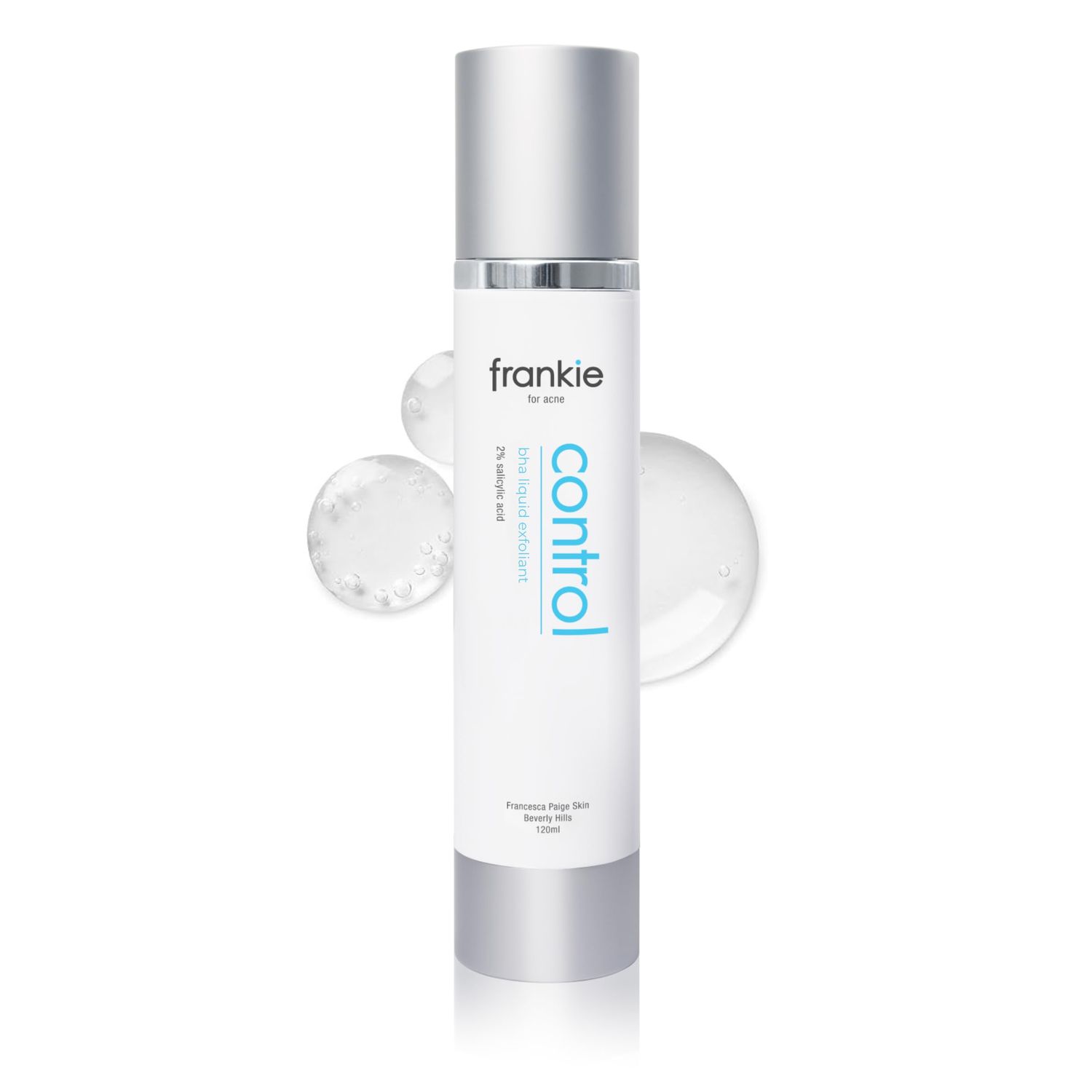 FP Skin Frankie for Acne Pore Refining Salicylic Acid Liquid Exfoliant - AHA BHA Liquid Exfoliant with Organic Tea Tree Oil - for Oily, Acne Prone Skin - Shrink Pores and Reduce Oily Face 4 Oz120ml