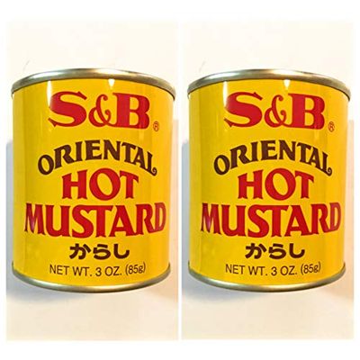 S &amp; B Oriental Hot Mustard 3 Oz2 Pack