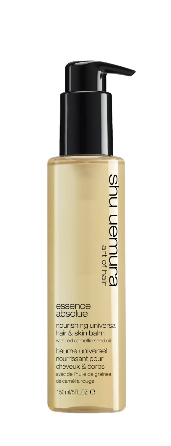 shu uemura art of hair Essence Absolue Nourishing Universal Balm - Multi-Benefit Balm, Intense Hydration and Shine, For Dry Hair and Skin, 5 Fl Oz