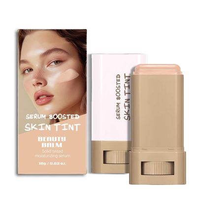 2 Pcs Foundation Stick Beauty Balm Serum Boosted Skin Tint Solid Tinted Moisturizing Serum Contour Stick Foundation for Women Natural Finish Makeup5, 5