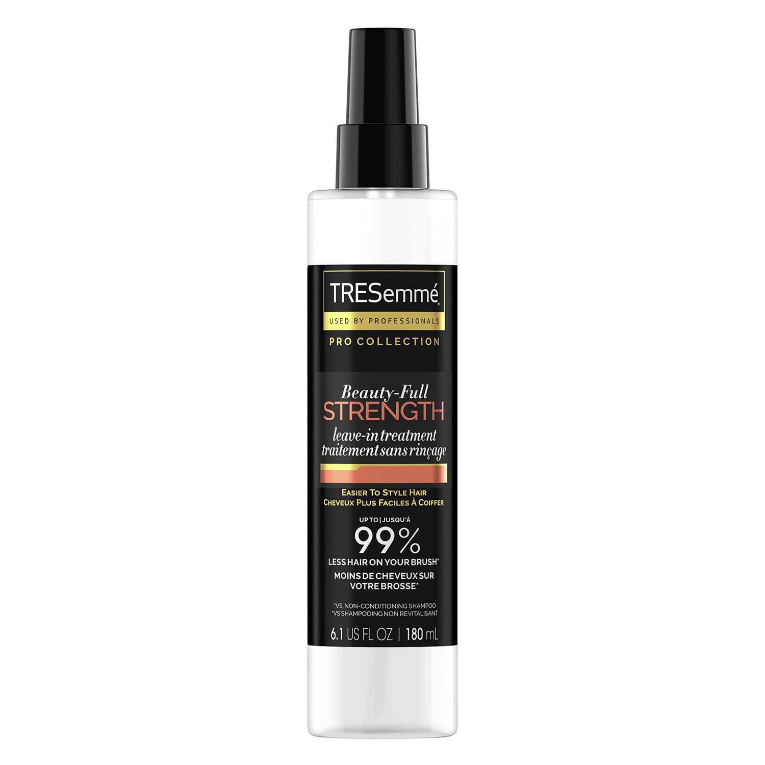 TRESemme Pro Collection Beauty-Full Strength Leave-In Treatment for Fine, Damaged Hair - Lightweight Formula to Reduce Breakage 6.1 oz