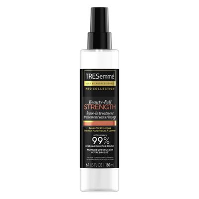 TRESemme Pro Collection Beauty-Full Strength Leave-In Treatment for Fine, Damaged Hair - Lightweight Formula to Reduce Breakage 6.1 oz