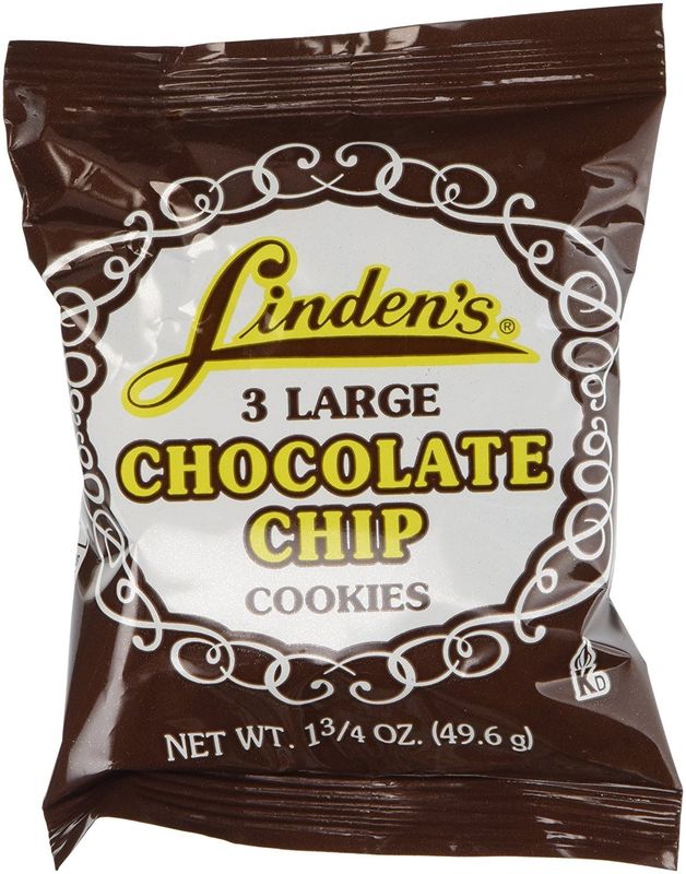 Linden's Large Cookies, Chocolate Chip, 18 Count