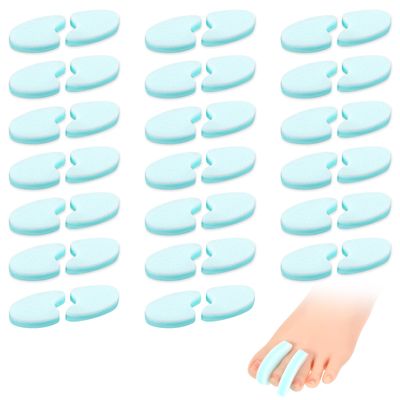 Wanmu 20Pack Foam Toe Separator, Breathable Toe Spacers for Women Men, Toe Spreader to Reduce Friction and Relieves Corns Pain, Relieve Pain Caused by Bunions