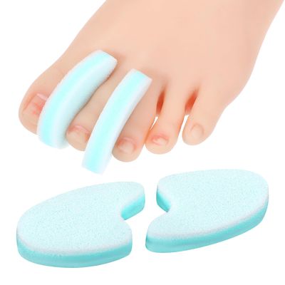 Wanmu 20Pack Foam Toe Separator, Breathable Toe Spacers for Women Men, Toe Spreader to Reduce Friction and Relieves Corns Pain, Relieve Pain Caused by Bunions